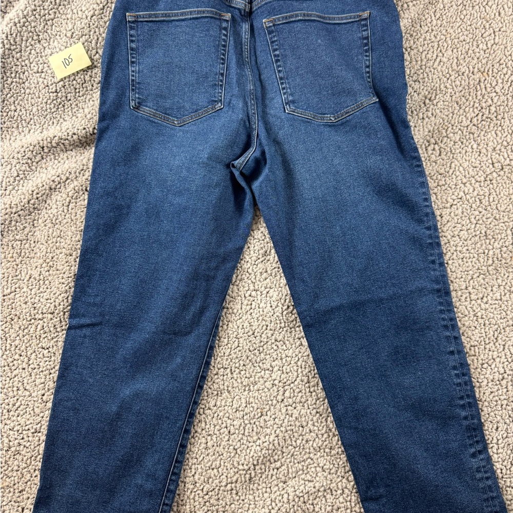 J. Crew Essential Straight Button Fly Blue Jeans size 32 - Picture 5 of 8